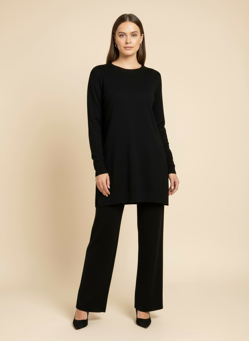 Conjunto punto fino Negro