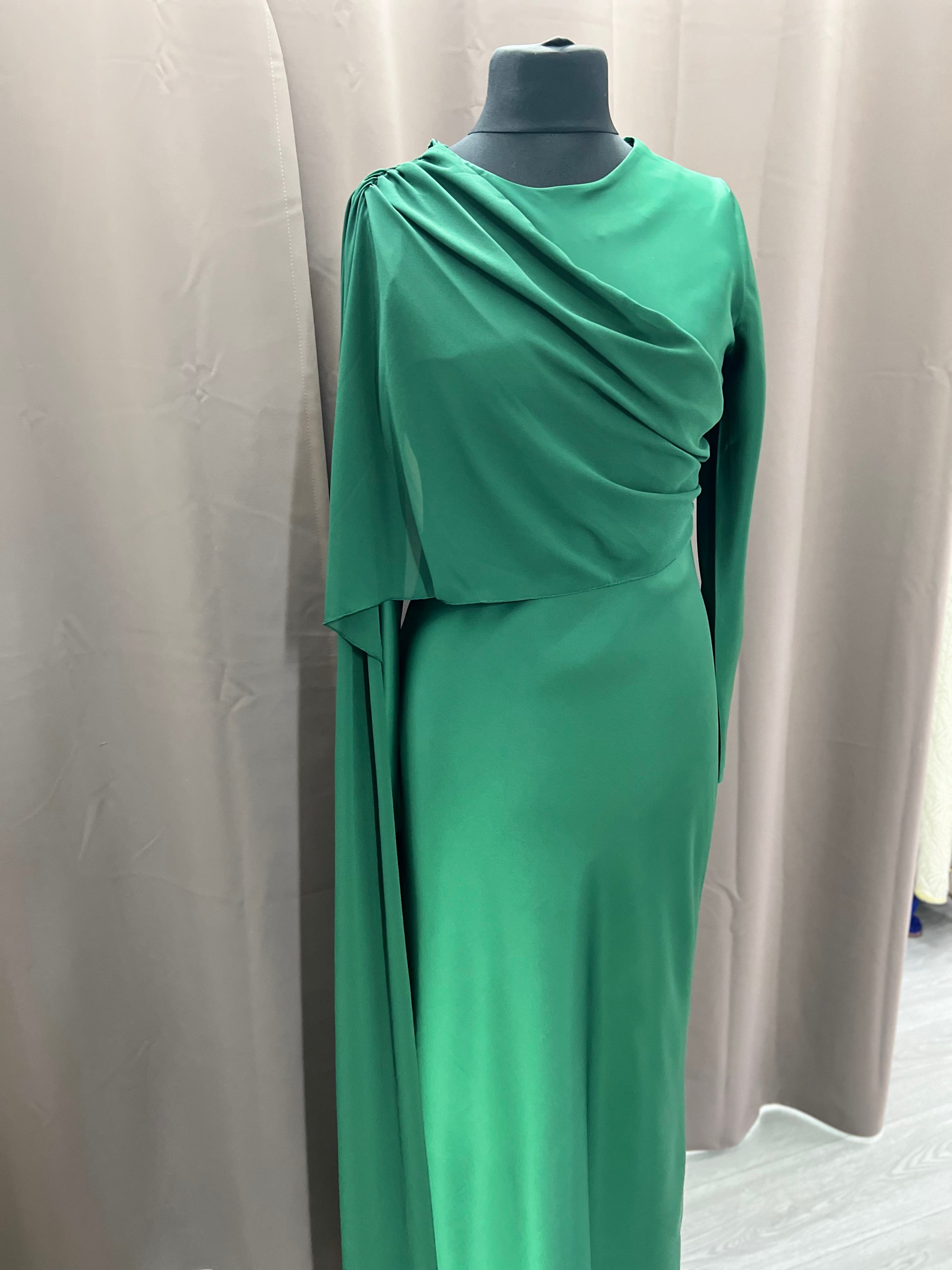 Vestido tul verde