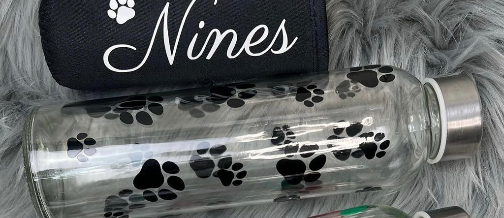 Botella huella o flor