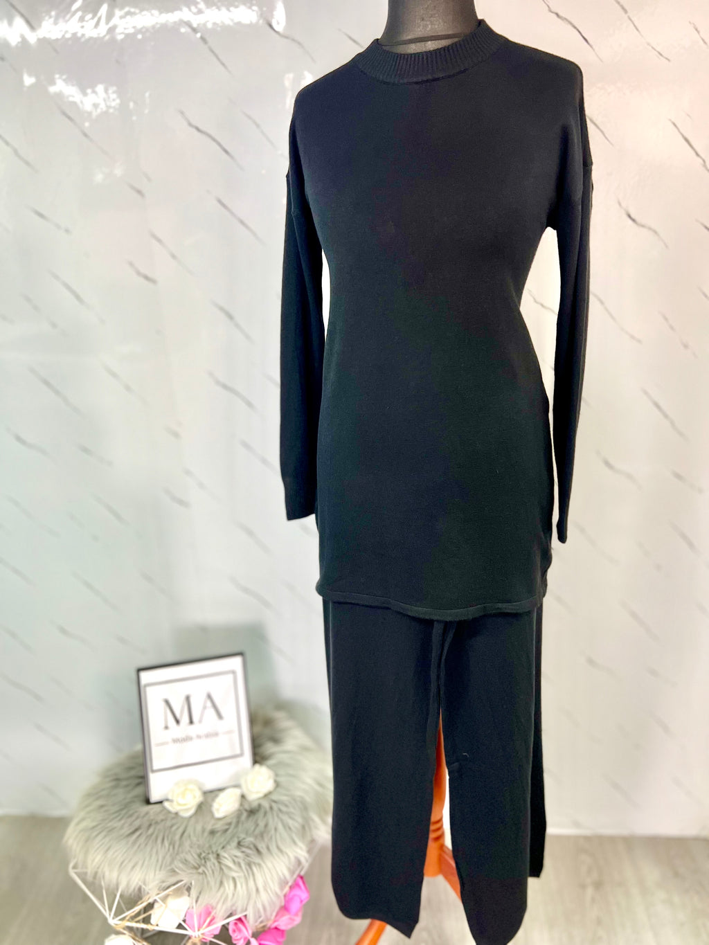 Conjunto punto fino Negro