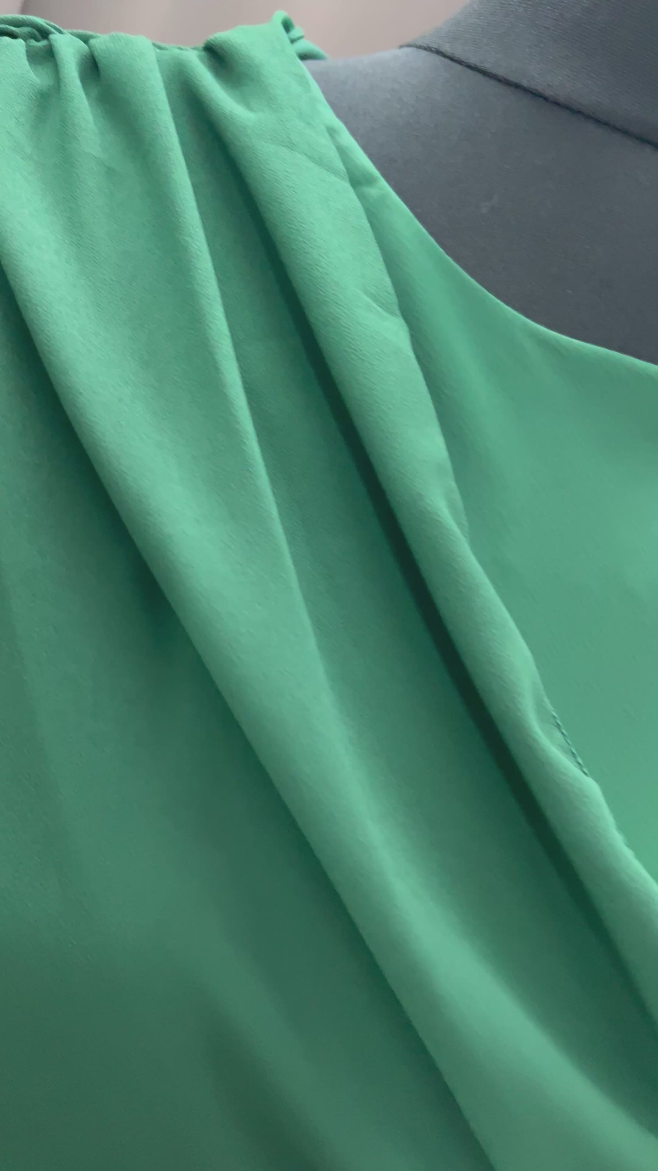 Vestido tul verde