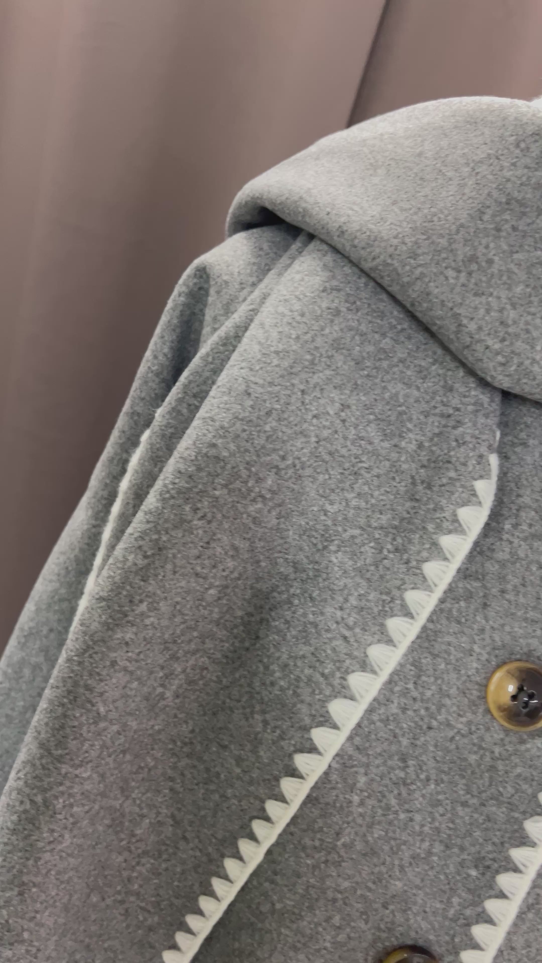 Conjunto con bufanda Gris