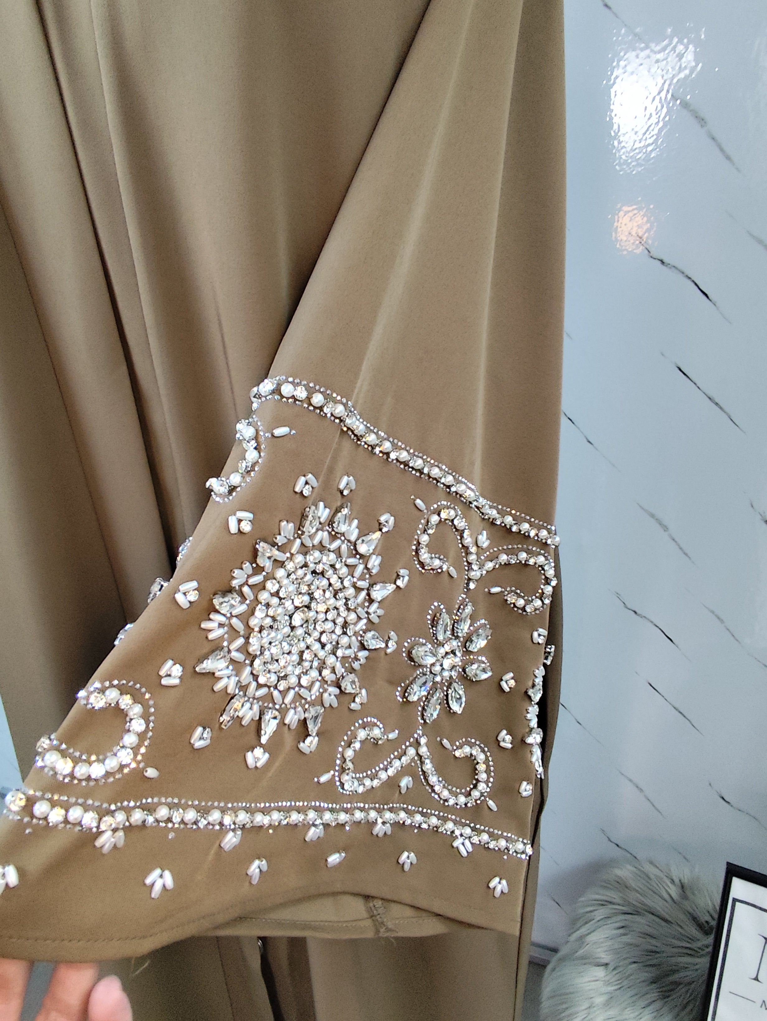 Abaya Zafira Marron