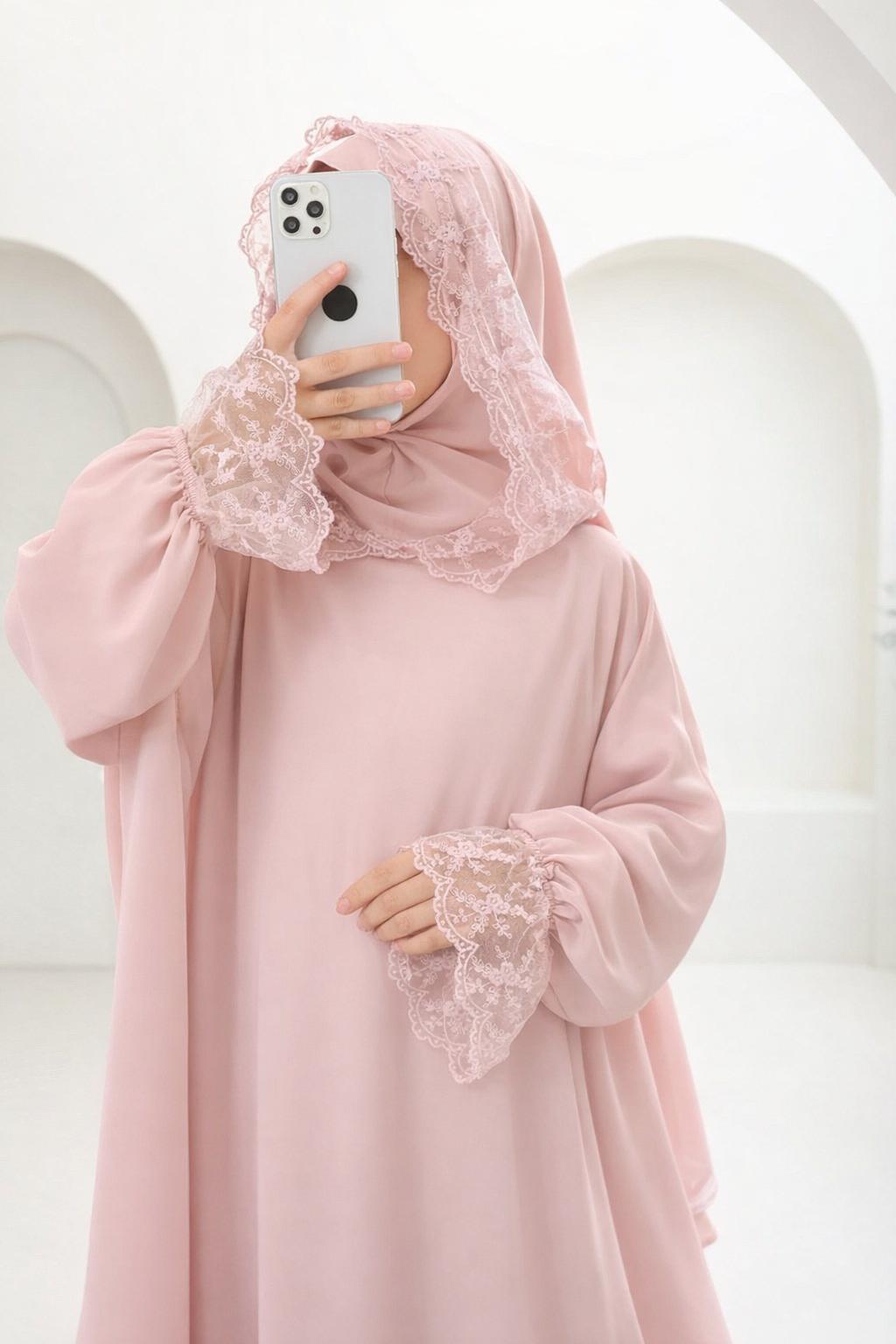 Abaya de niña Rosa