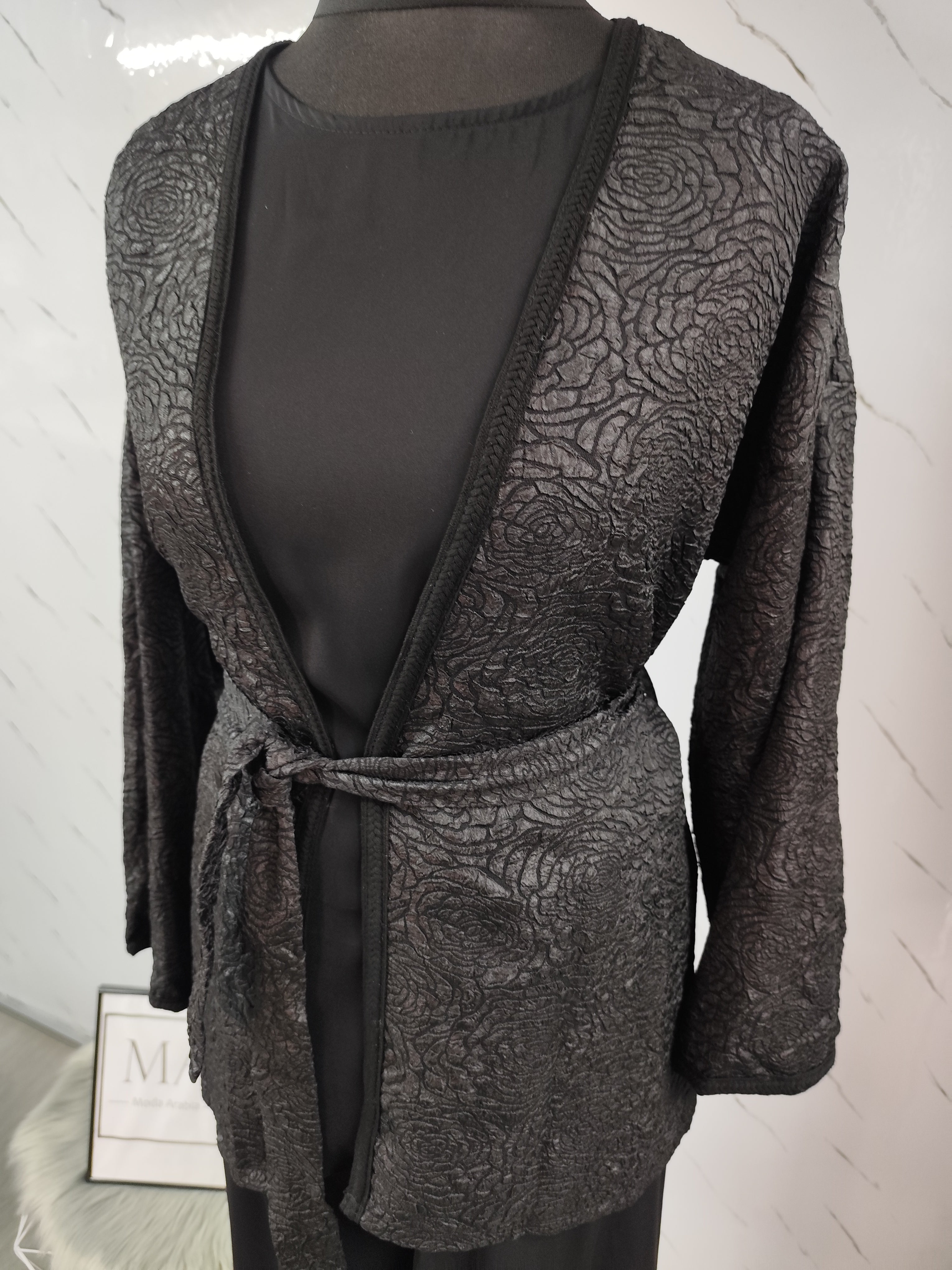 Conjunto bordado negro