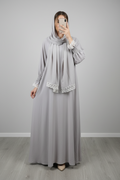Abaya salat Gris