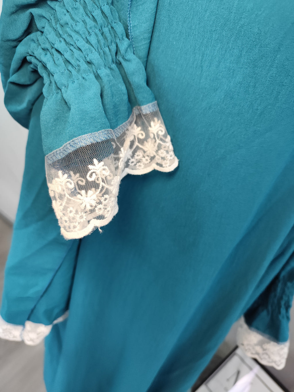 Abaya salat Azulverdoso