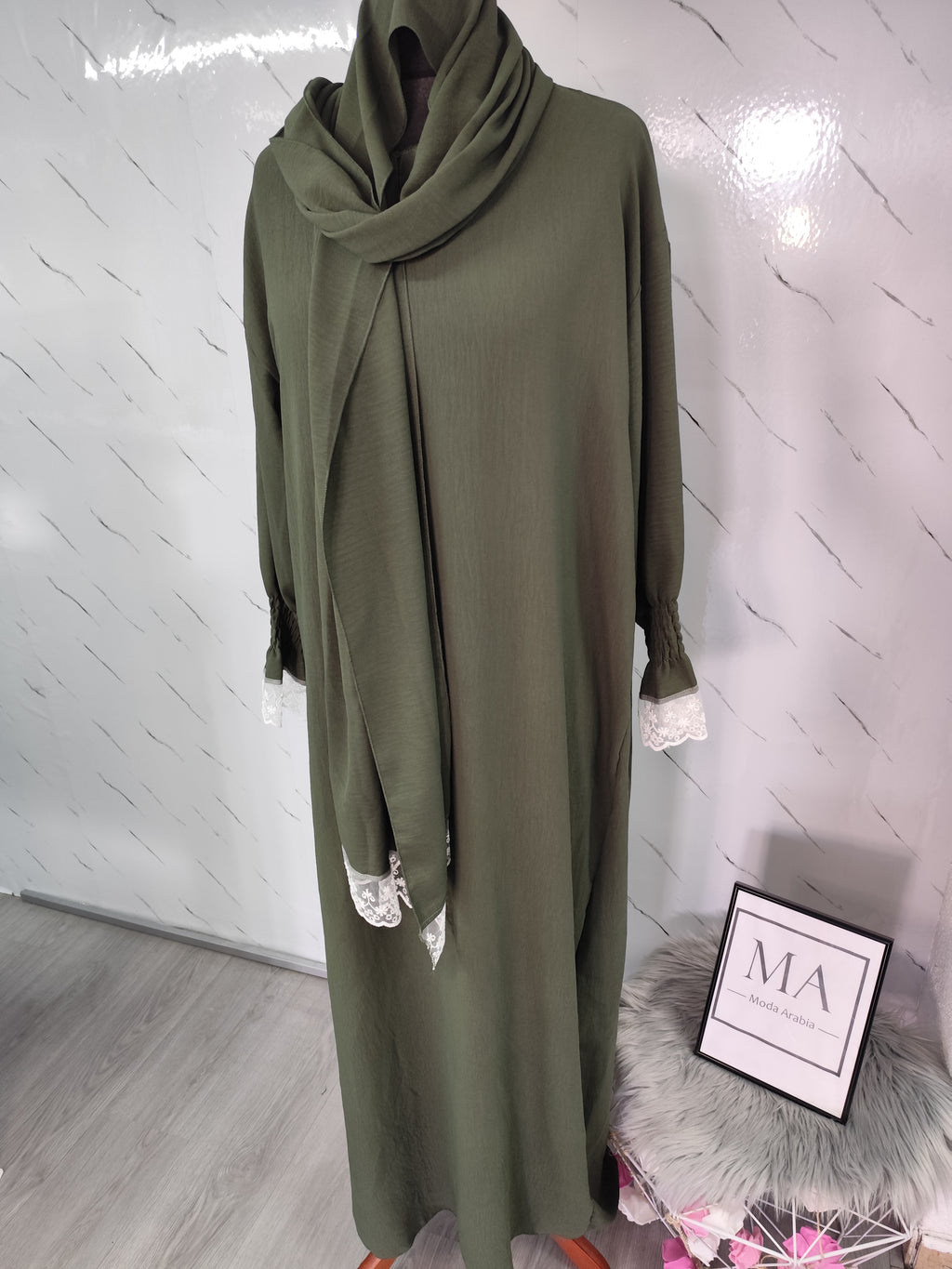 Abaya salat Verde