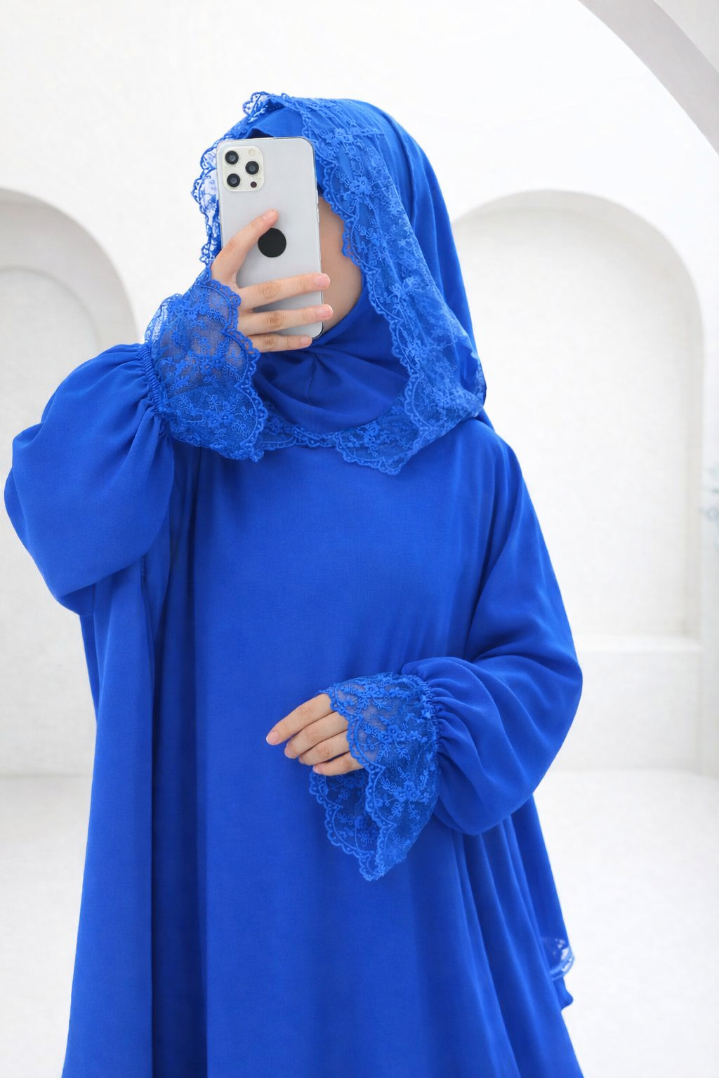 Abaya de niña Azul
