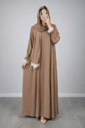 Abaya salat marrón