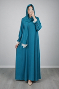 Abaya salat Azulverdoso