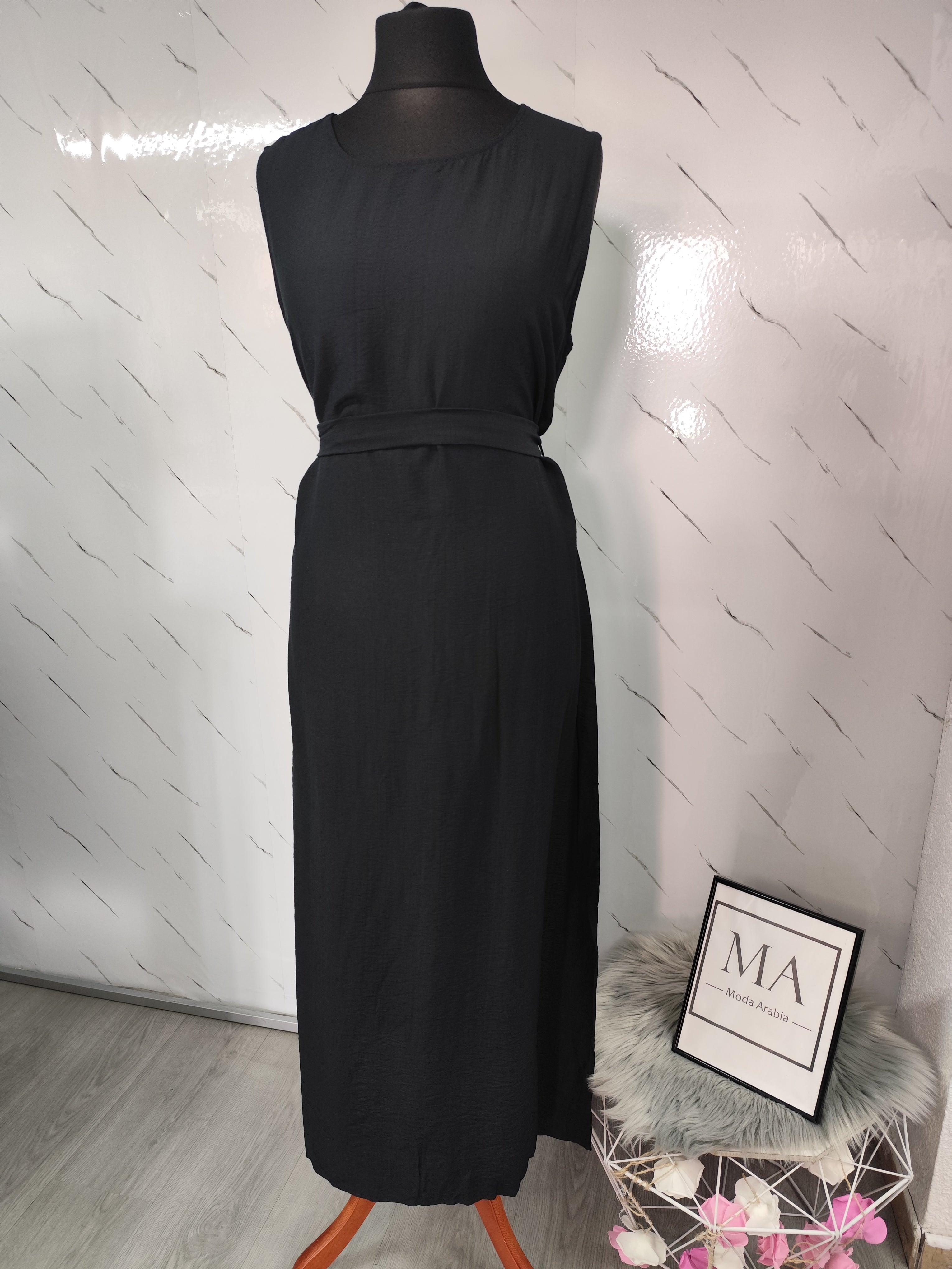 Kimono y abaya Negro